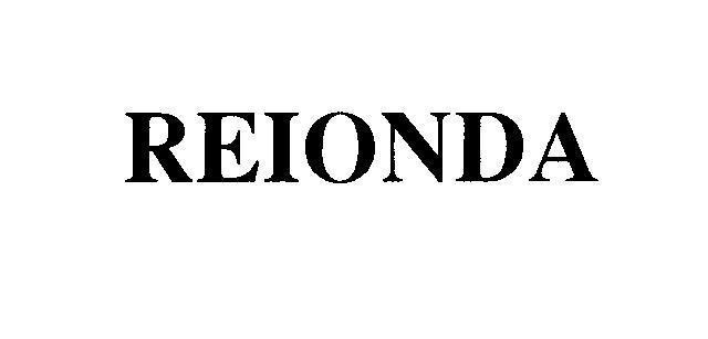 Mẫu nhãn hiệu REIONDA