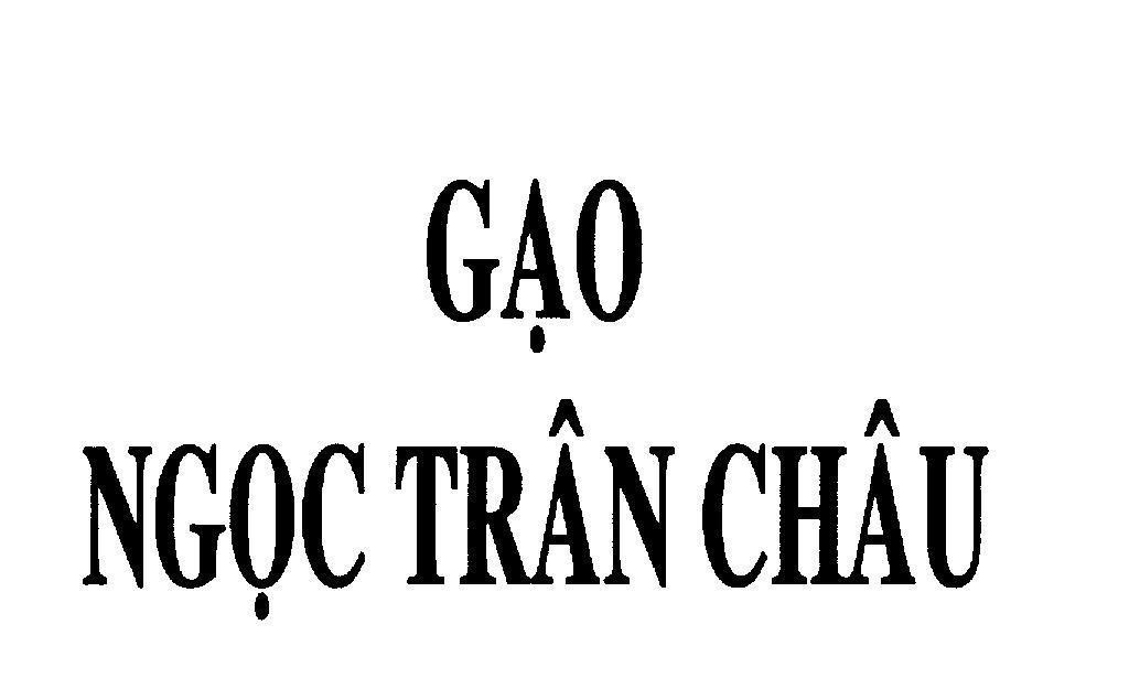 Mẫu nhãn hiệu Gạo Ngọc Trân Châu
