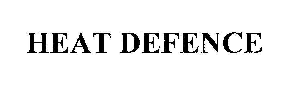 Mẫu nhãn hiệu HEAT DEFENCE
