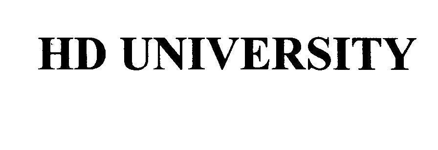 Mẫu nhãn hiệu HD UNIVERSITY