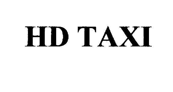 Mẫu nhãn hiệu HD TAXI