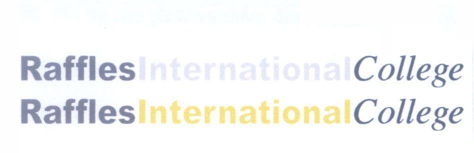 Mẫu nhãn hiệu RafflesInternationalCollege