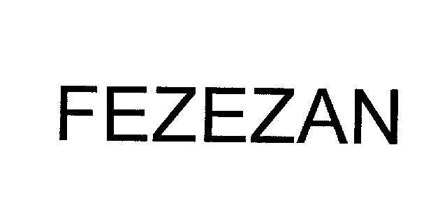 Mẫu nhãn hiệu FEZEZAN