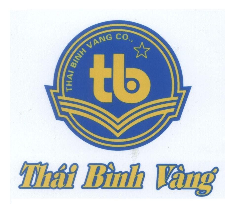 Mẫu nhãn hiệu V tb, tb V VVV THAI BINH VANG CO., Thái Bình Vàng