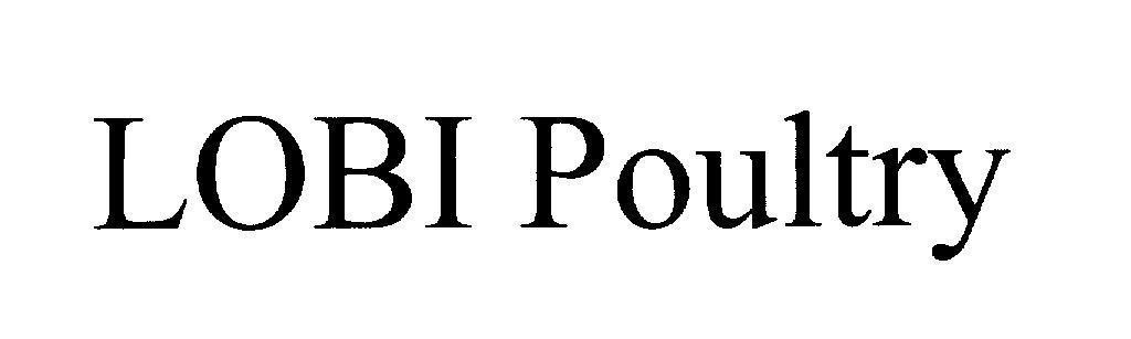 Mẫu nhãn hiệu LOBI Poultry