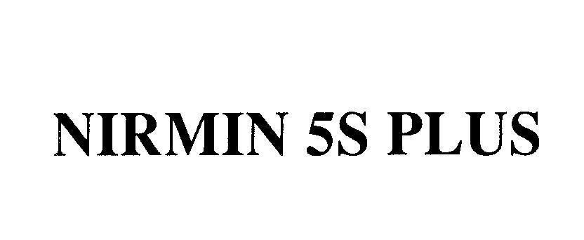 Mẫu nhãn hiệu NIRMIN 5S PLUS