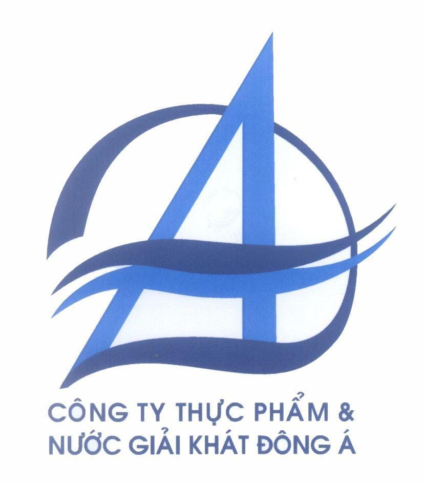 Mẫu nhãn hiệu Đ A Công ty thực phẩm & nước giải khát Đông á