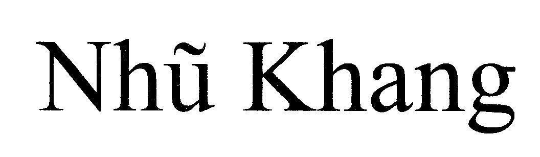 Mẫu nhãn hiệu Nhũ Khang