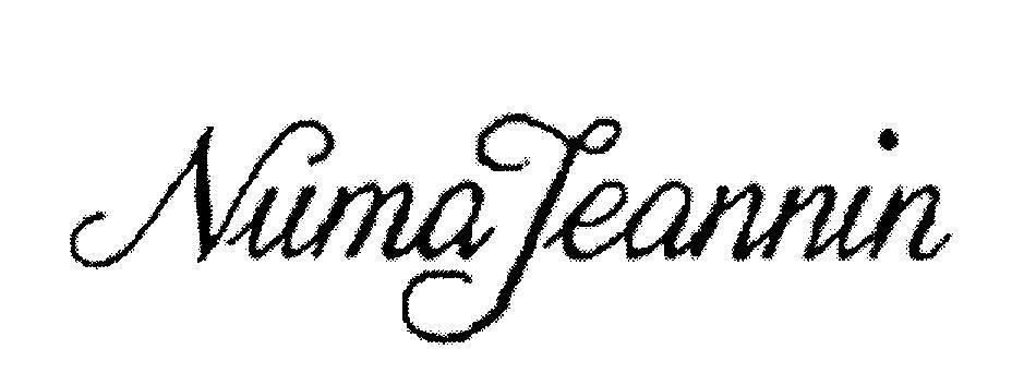 Mẫu nhãn hiệu Numa Jeannin