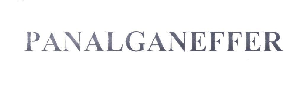 Mẫu nhãn hiệu PANALGANEFFER