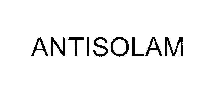 Mẫu nhãn hiệu ANTISOLAM