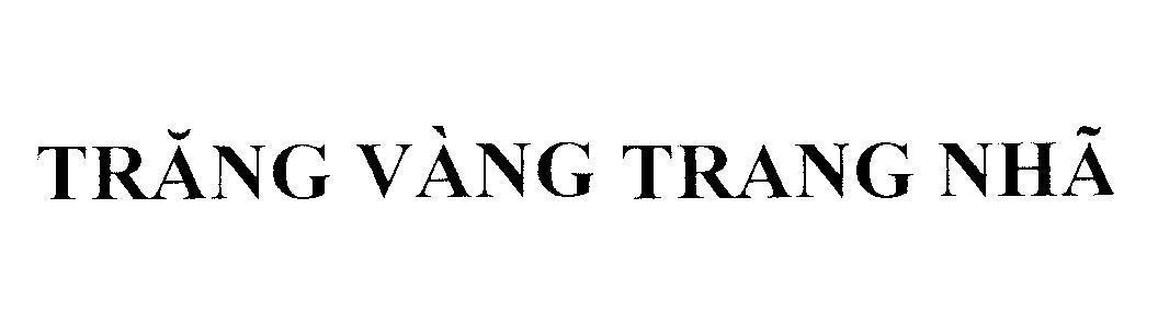 Mẫu nhãn hiệu Trăng Vàng Trang Nhã