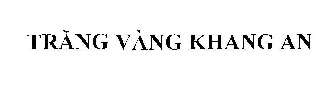 Mẫu nhãn hiệu Trăng Vàng Khang An