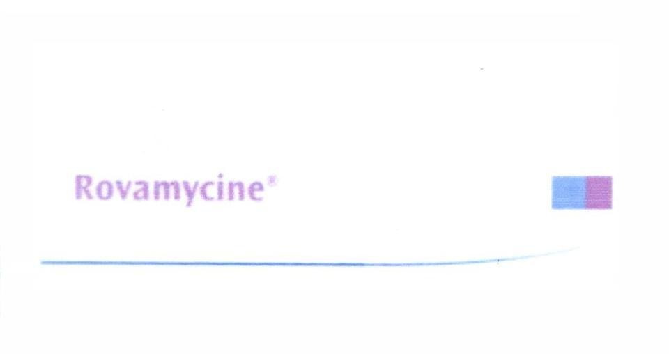 Mẫu nhãn hiệu Rovamycine