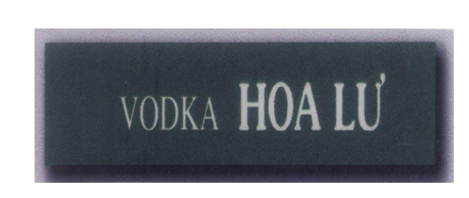 Mẫu nhãn hiệu VODKA HOA LƯ