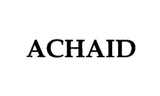 Mẫu nhãn hiệu ACHAID