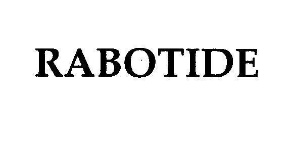 Mẫu nhãn hiệu RABOTIDE
