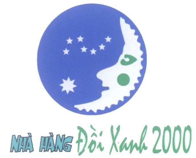 Mẫu nhãn hiệu Nhà Hàng Đồi Xanh 2000