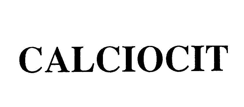 Mẫu nhãn hiệu CALCIOCIT