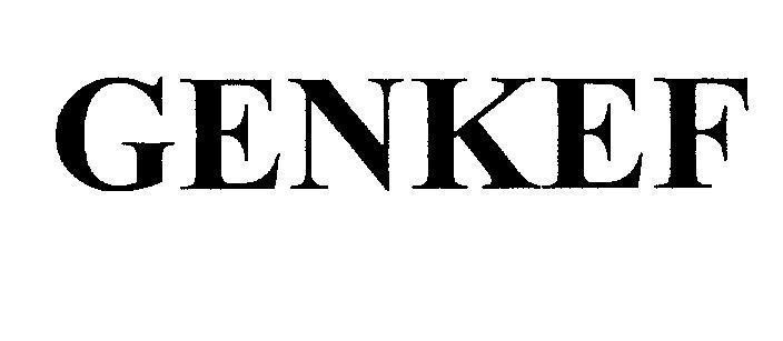 Mẫu nhãn hiệu GENKEF