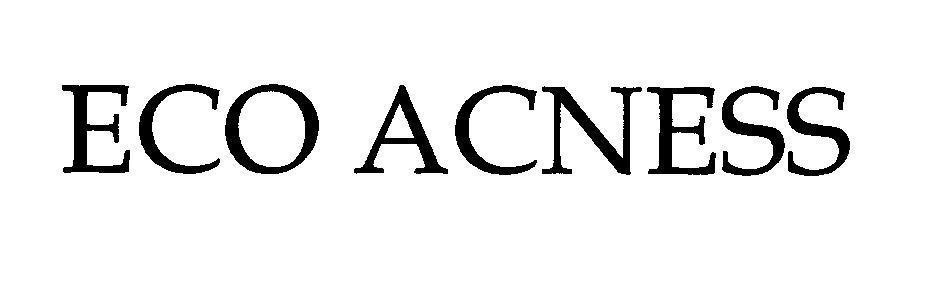 Mẫu nhãn hiệu ECO ACNESS