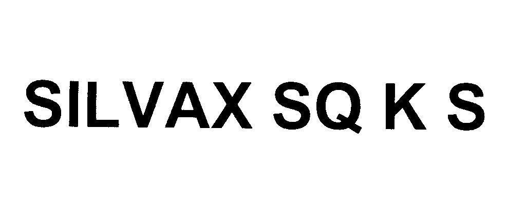 Mẫu nhãn hiệu SILVAX SQ K S