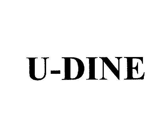 Mẫu nhãn hiệu U - DINE