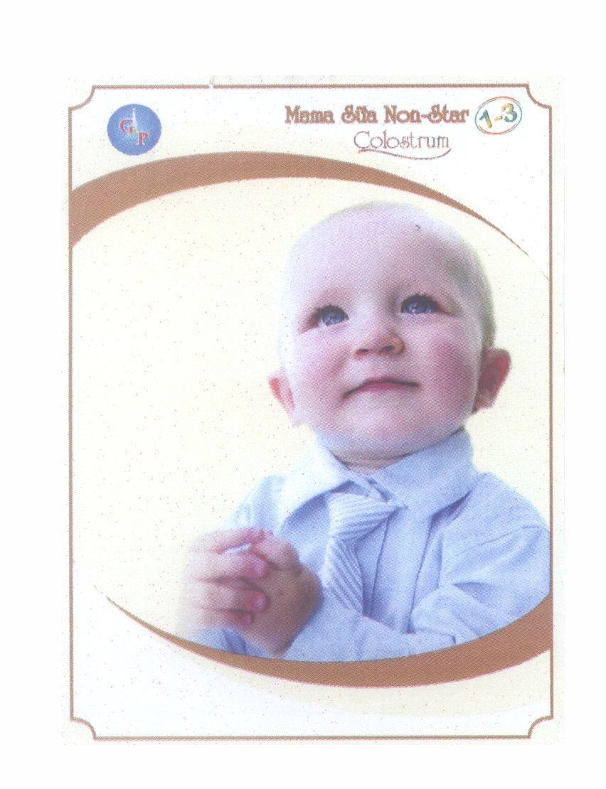 Mẫu nhãn hiệu GP Mama Sữa Non-Star 1-3 Colostrum
