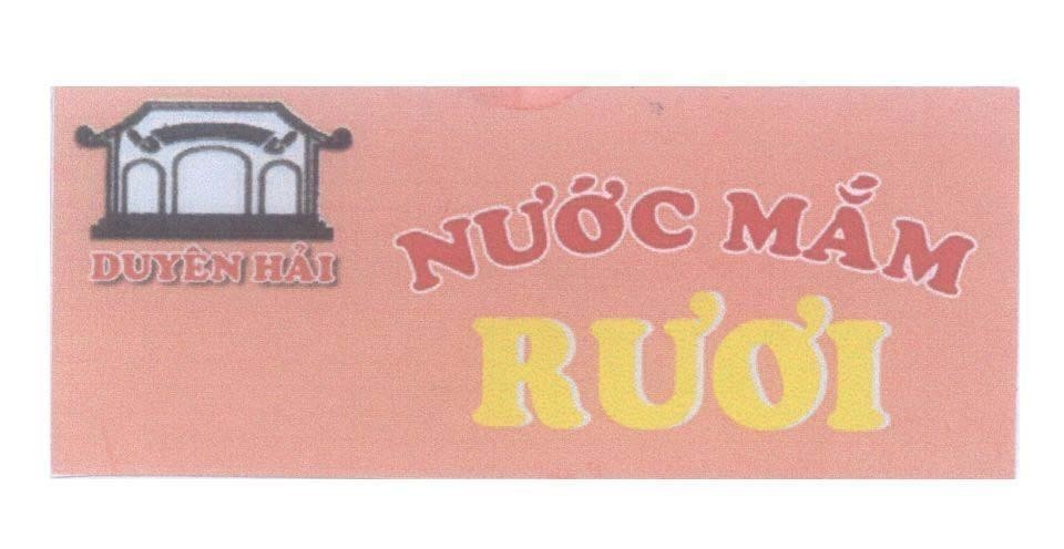 Mẫu nhãn hiệu Duyên Hải Nước Mắm Rươi