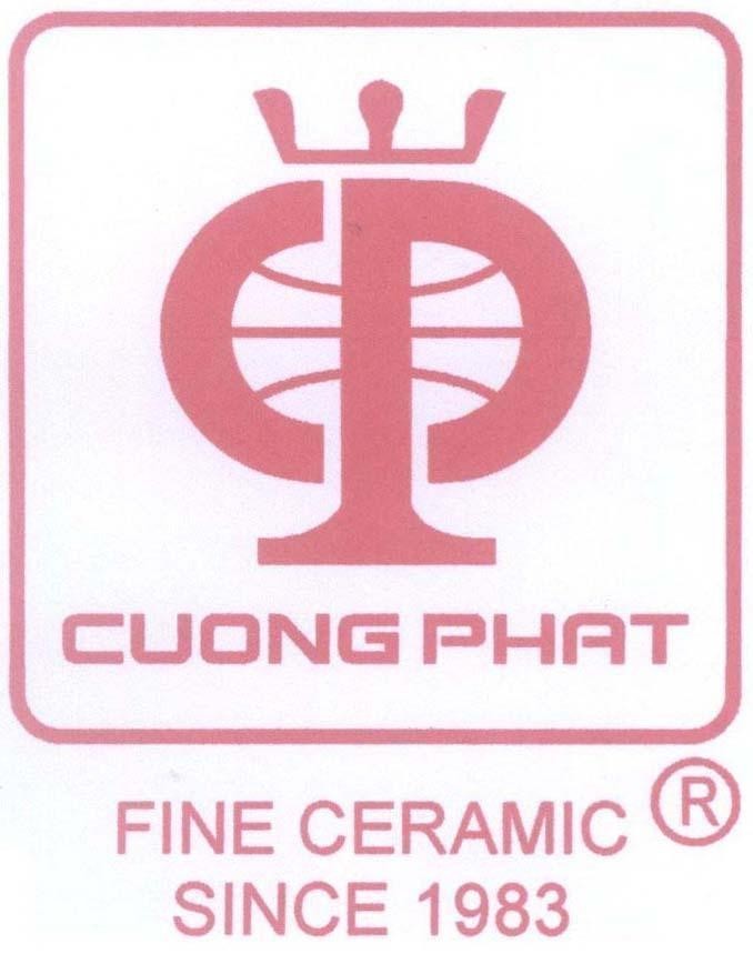 Mẫu nhãn hiệu CUONG PHAT FINE CERAMIC SINCE 1983 CP