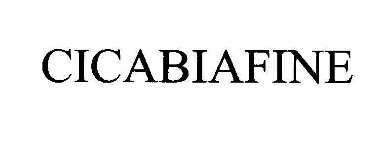 Mẫu nhãn hiệu CICABIAFINE