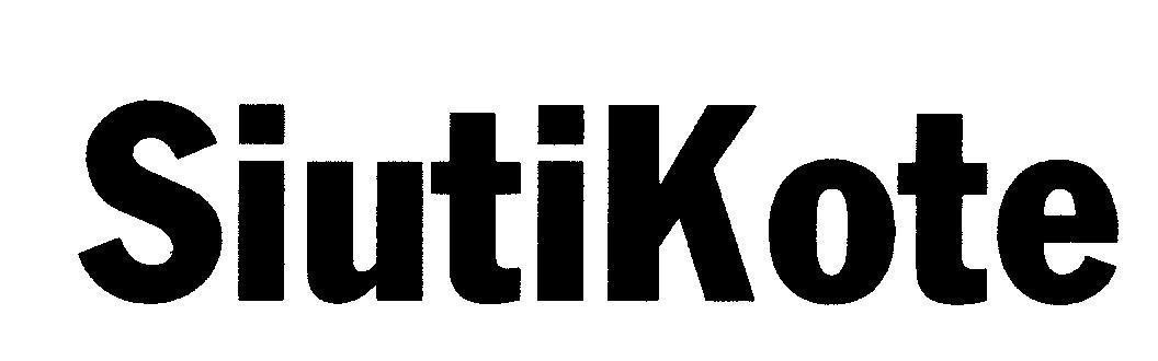 Mẫu nhãn hiệu SiutiKote