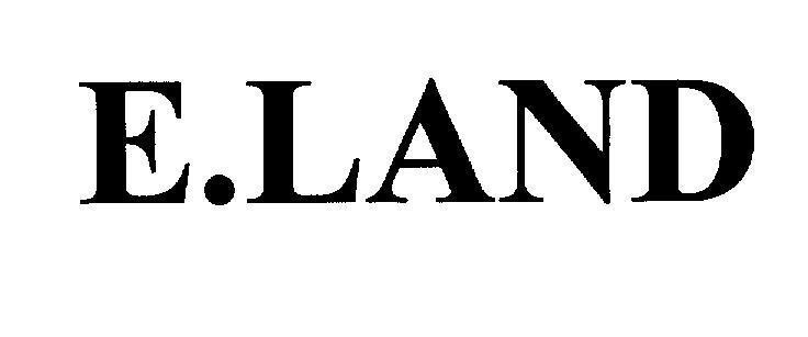 Mẫu nhãn hiệu E.LAND LAND