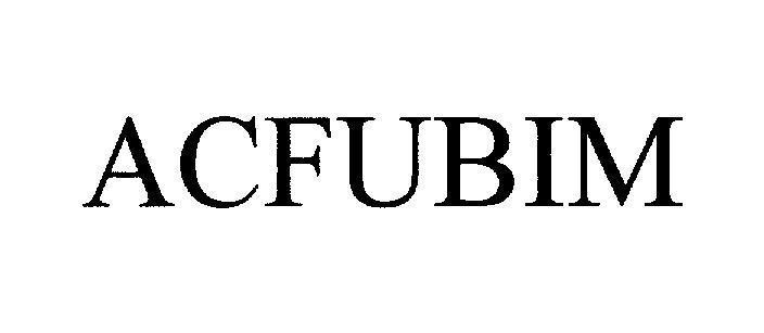 Mẫu nhãn hiệu ACFUBIM
