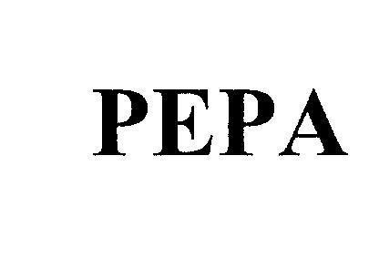 Mẫu nhãn hiệu PEPA