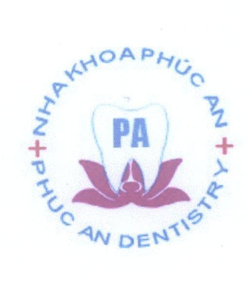 Mẫu nhãn hiệu PA Nha khoa Phúc An PHUC AN DENTISTRY
