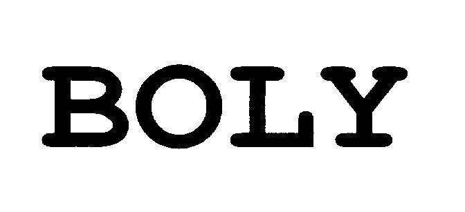 Mẫu nhãn hiệu BOLY