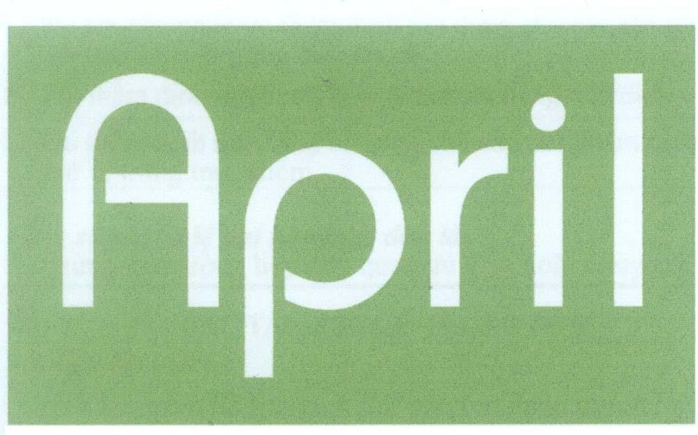 Mẫu nhãn hiệu April