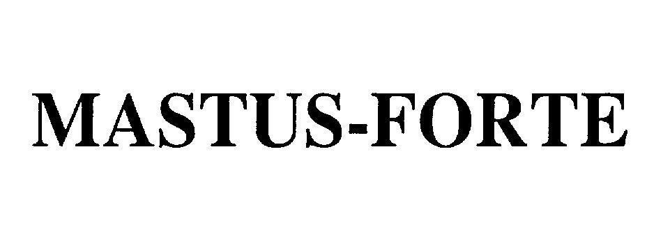 Mẫu nhãn hiệu MASTUS-FORTE