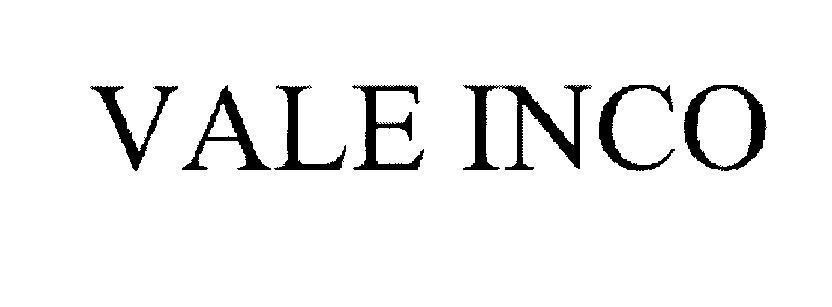 Mẫu nhãn hiệu VALE INCO