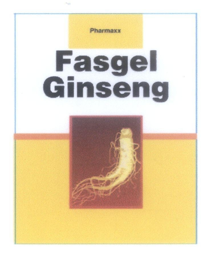 Mẫu nhãn hiệu Pharmaxx Fasgel Ginseng