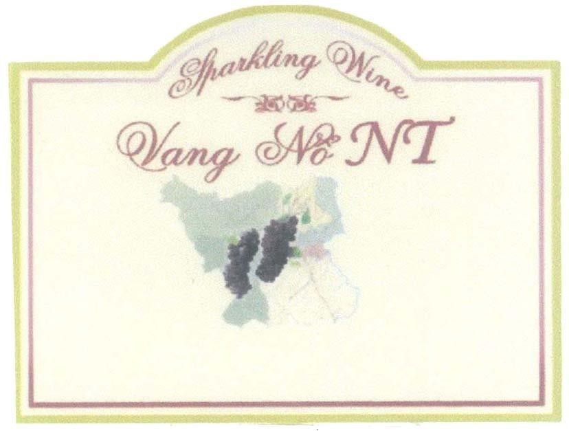 Mẫu nhãn hiệu Sparkling Wine Vang Nổ NT