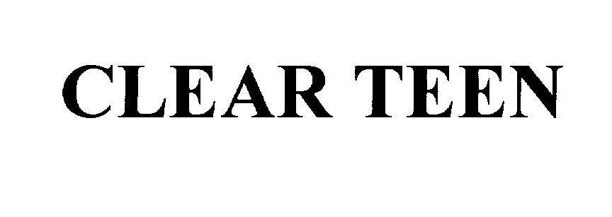 Mẫu nhãn hiệu CLEAR TEEN