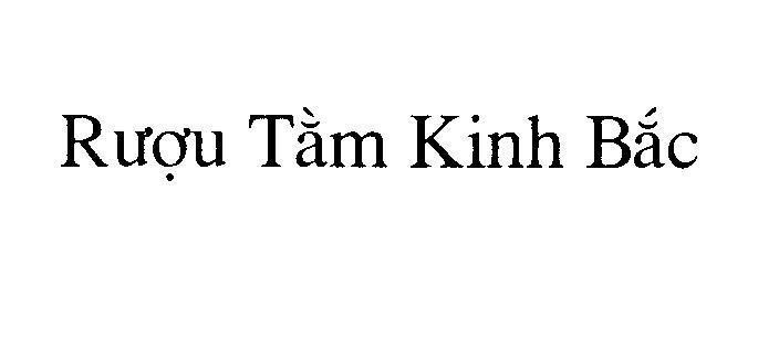 Mẫu nhãn hiệu Rượu Tằm Kinh Bắc