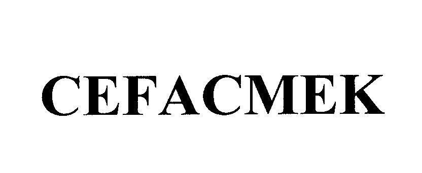 Mẫu nhãn hiệu CEFACMEK