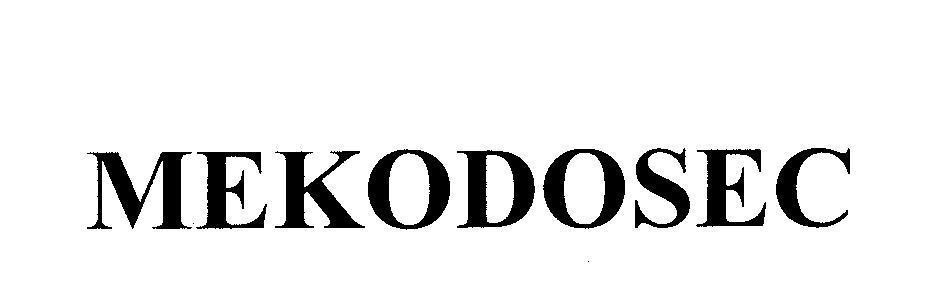 Mẫu nhãn hiệu MEKODOSEC