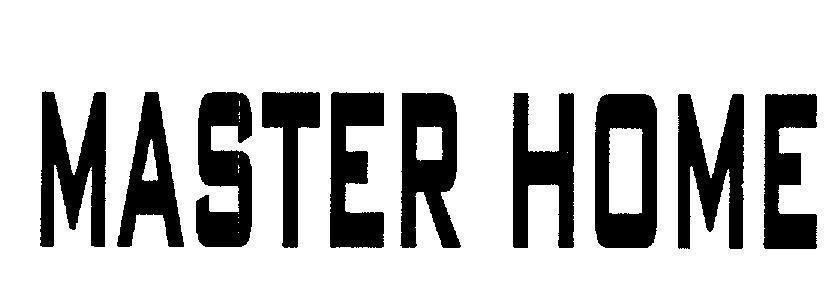 Mẫu nhãn hiệu MASTER HOME