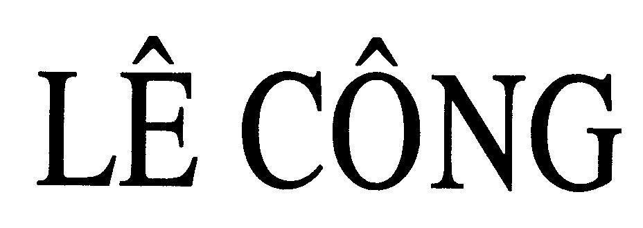 Mẫu nhãn hiệu Lê Công