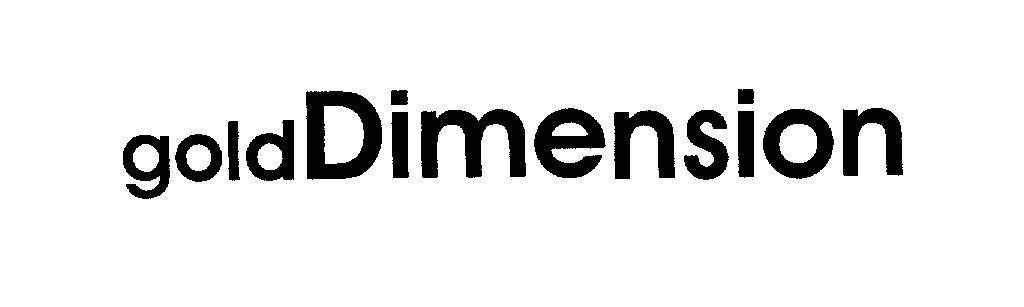 Mẫu nhãn hiệu gold Dimension GoldDimension