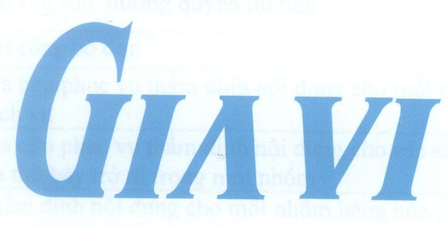 Mẫu nhãn hiệu GIA VI